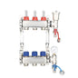 Edge Stainless Steel UFH Manifold Complete Set (For 12mm UFH Pipe)