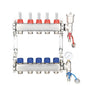 Edge Stainless Steel UFH Manifold Complete Set (For 12mm UFH Pipe)